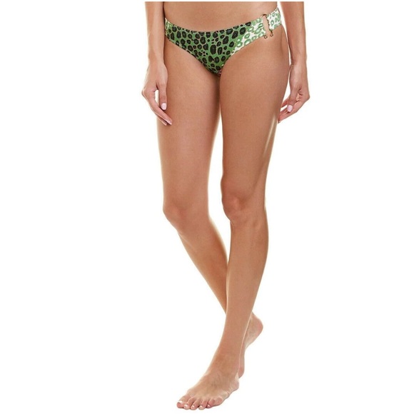 NEW DEREK LAM 10 Crosby bikini bottom Size XS U-wire Leopard design - Picture 12 of 14